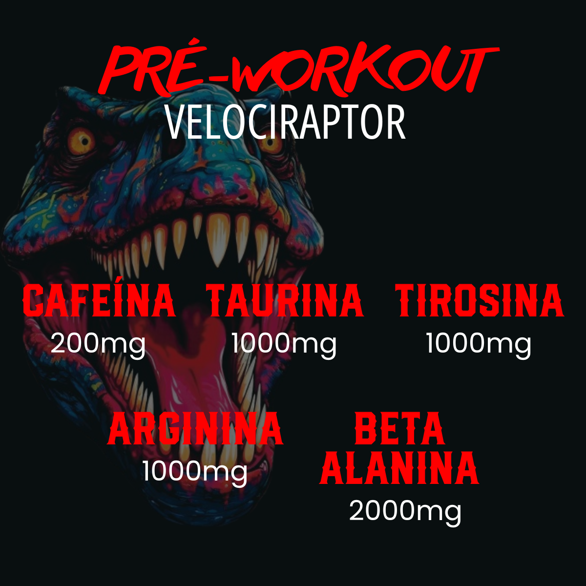 KIT CREATINA + PRÉ-TREINO DINOSORO SUPLEMENTOS