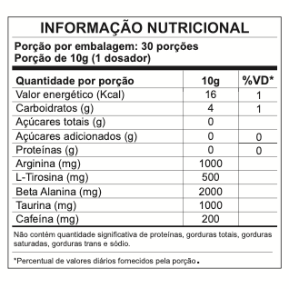 RESERVA - Pré-treino Velociraptor - Sabor Energético