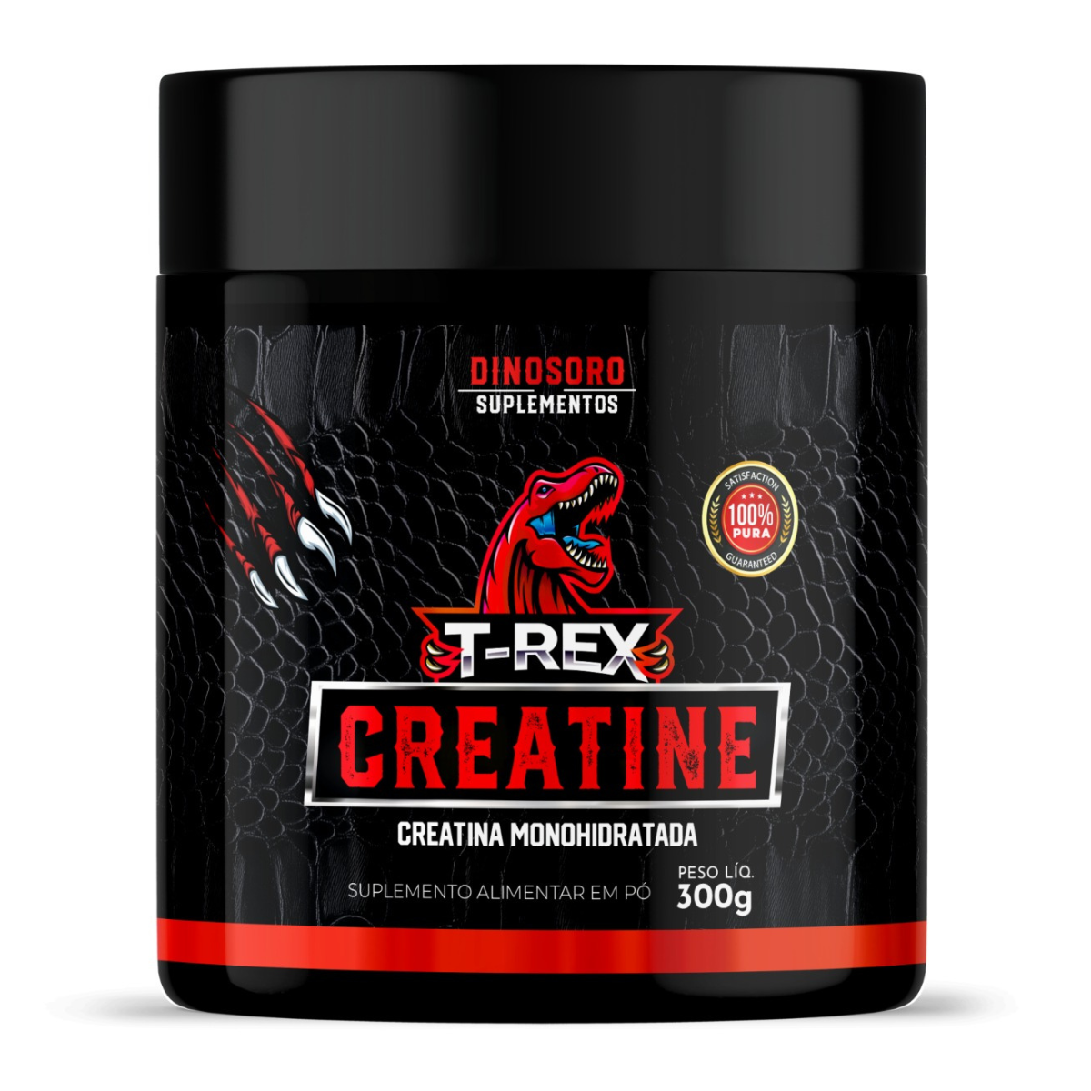 CREATINA MONOHIDRATADA 300G 100% PURA DINOSORO