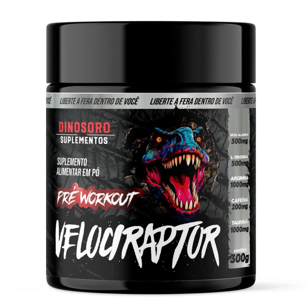 PRÉ-TREINO VELOCIRAPTOR - SABOR ENERGÉTICO